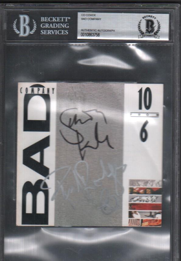 Bad Company CD Slabbed cover Beckett (1 of 1)
