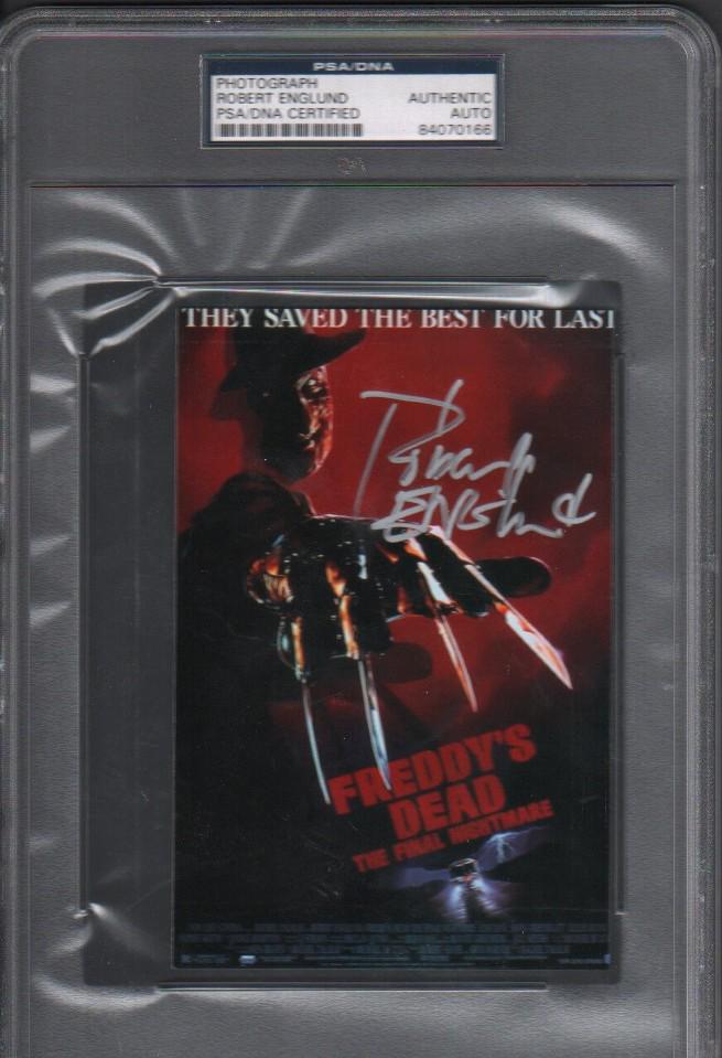 Robert Englund Freddy PSA slabbed photograph (1 of 1)