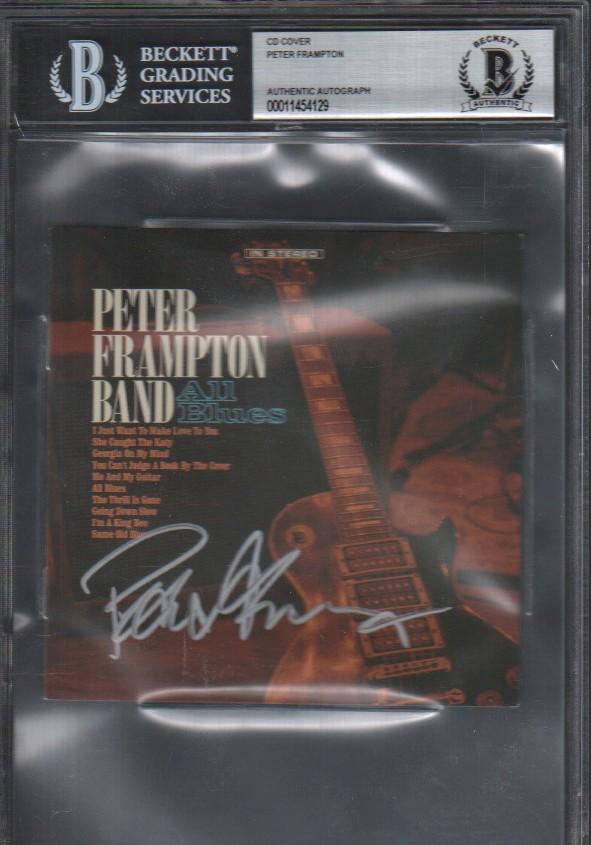 Peter Frampton signed CD cover Beckett slabbed (1 of 1)