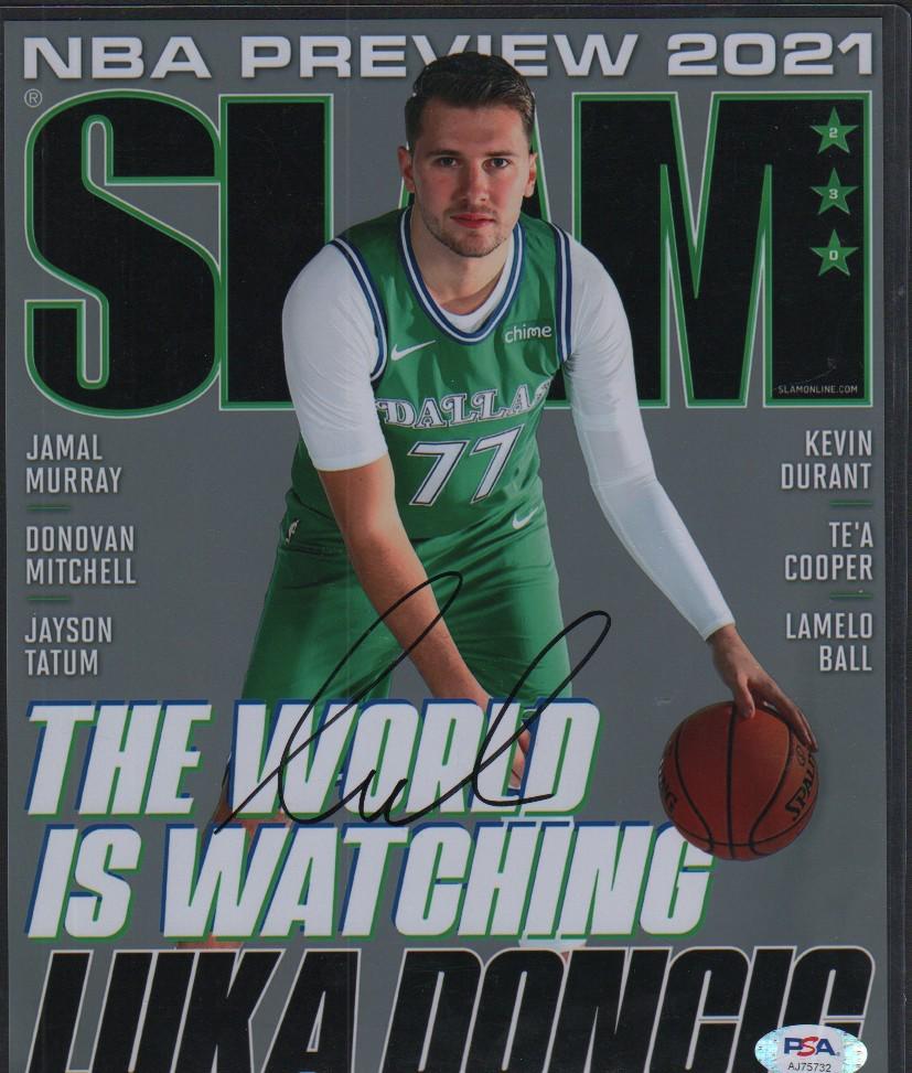 Luka Doncic PSA DNA signed photograph (1 of 1)