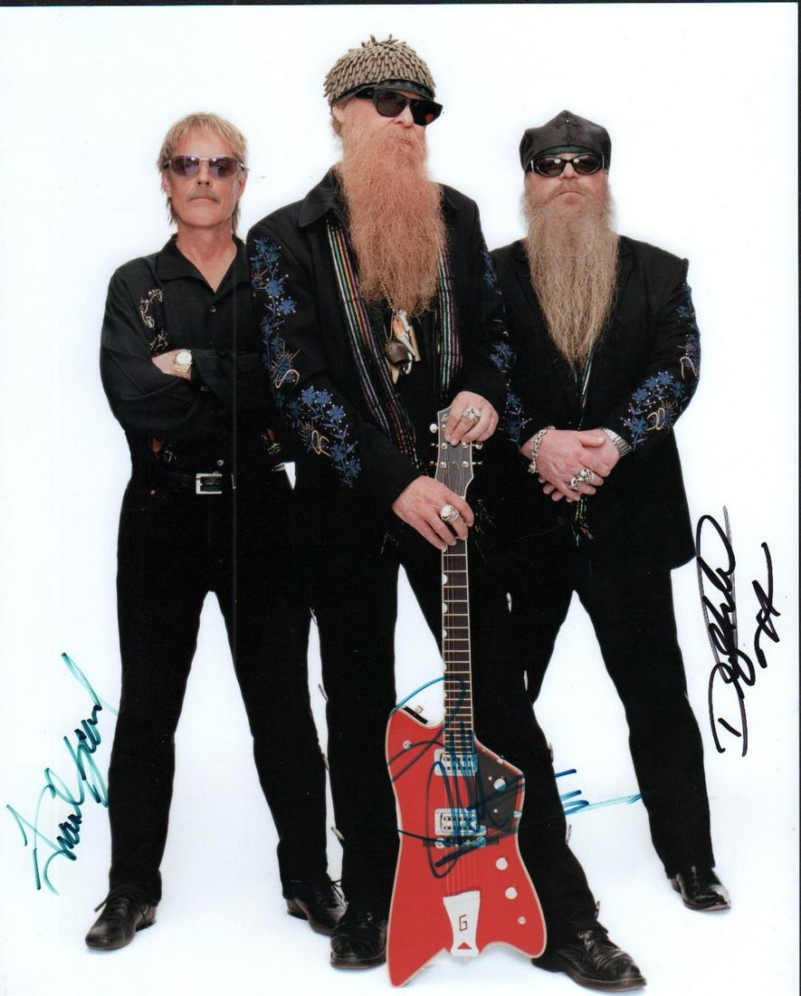 ZZ Topp signed 11x17 photograph (1 of 1)