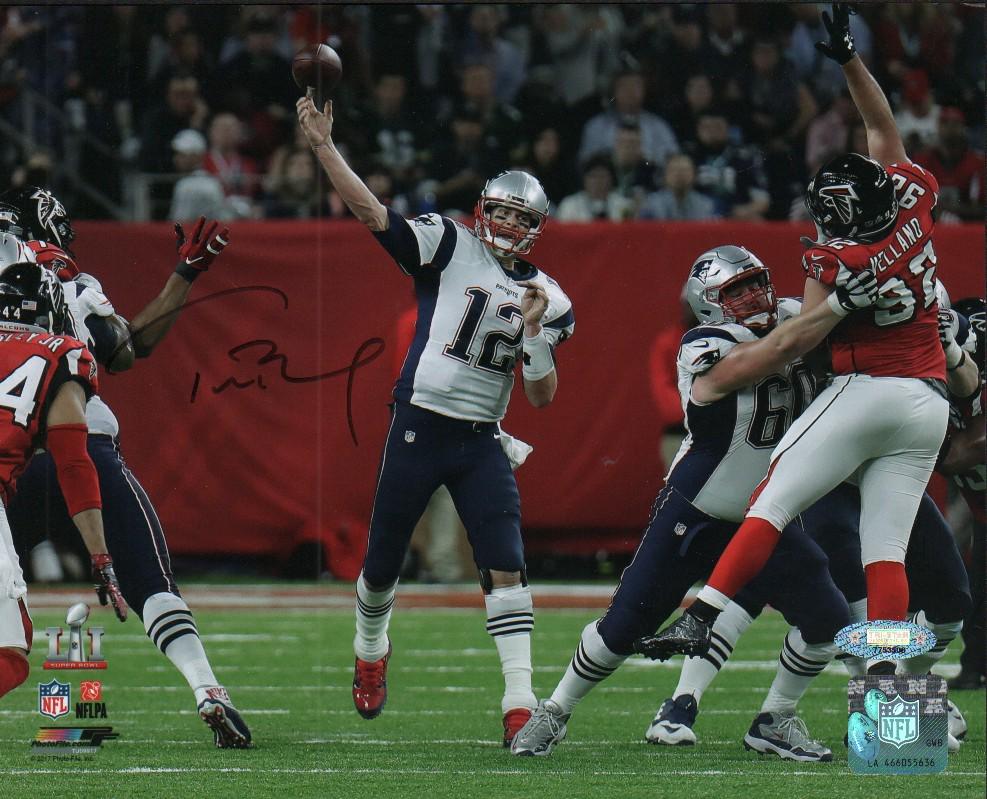 Tom Brady signed TRI STAR photograph (1 of 1)