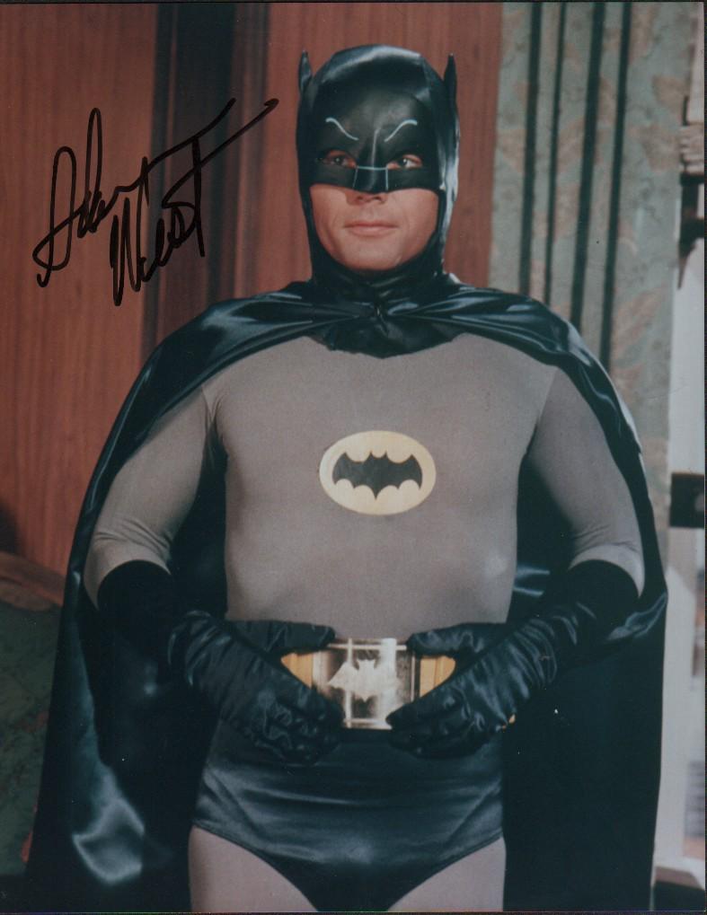 Adam West signed Batman photograph (1 of 1)