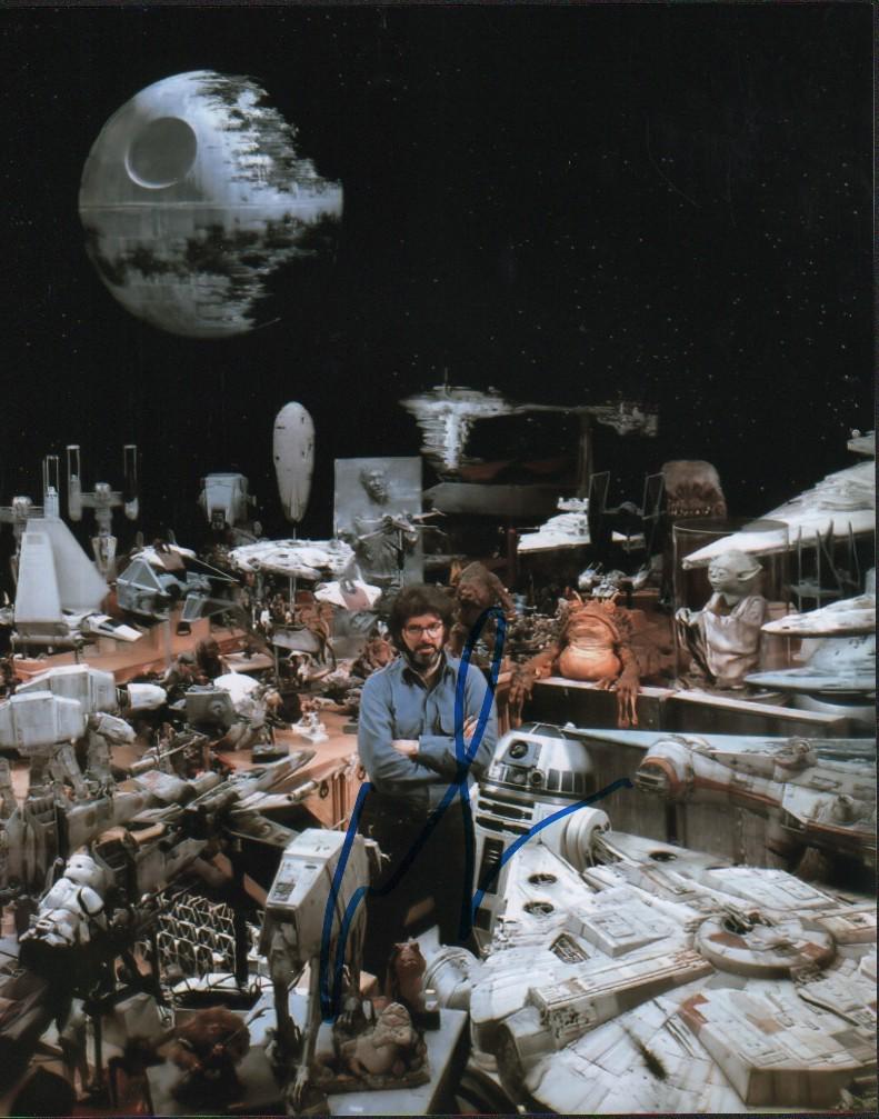 George Lucas Star Wars signed photograph (1 of 1)
