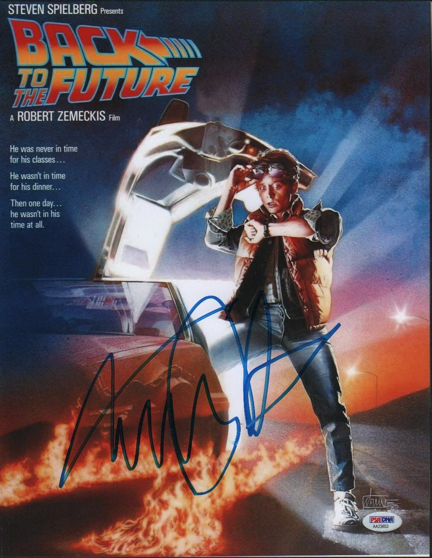 Michael j Fox Back to the Future signed photograph (1 of 1)