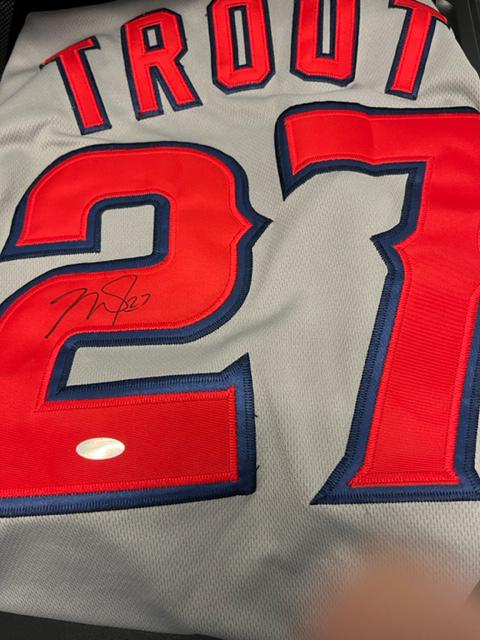 Mike Trout Steiner signed jersey (1 of 1)