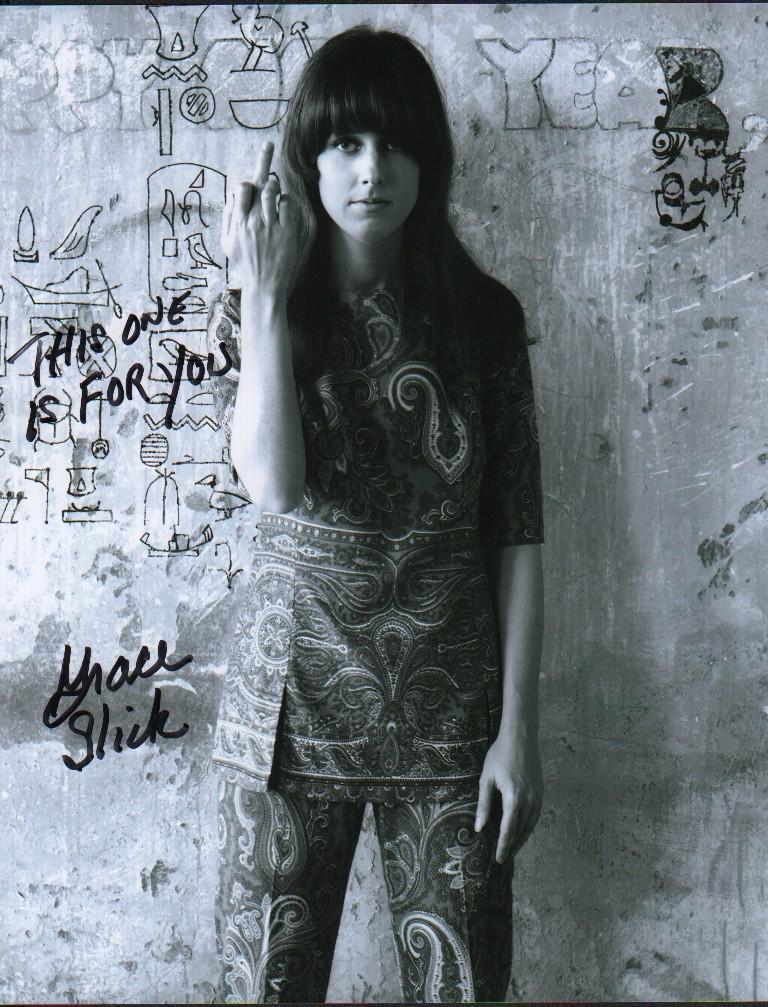 Grace Slick signed photograph (1 of 1)