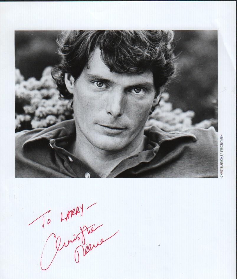 Christopher Reeve signed photograph (1 of 1)