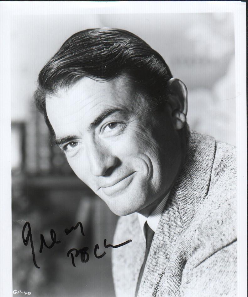 Gregory Peck signed photograph (1 of 1)