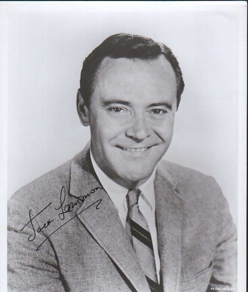 Jack Lemmon signed photograph (1 of 1)