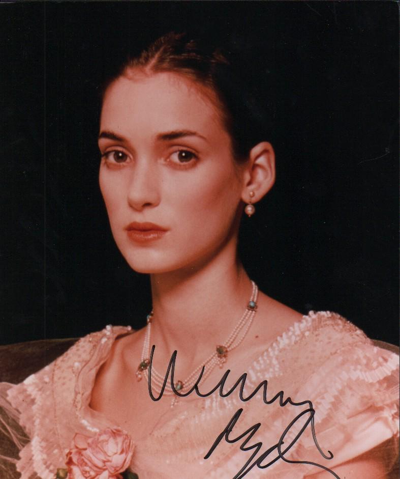 Winona Ryder signed photograph (1 of 1)