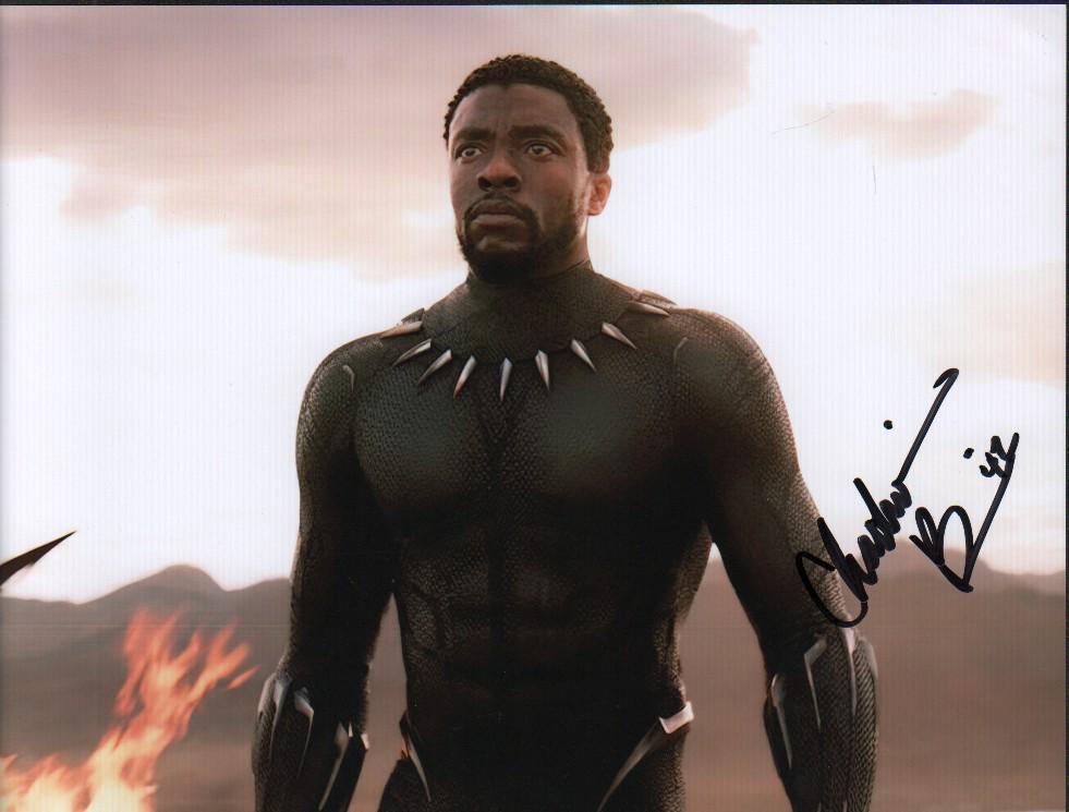 Chadwick Boseman signed photograph (1 of 1)