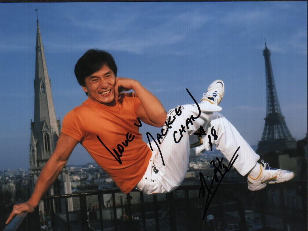 Jackie Chan signed photograph (1 of 1)