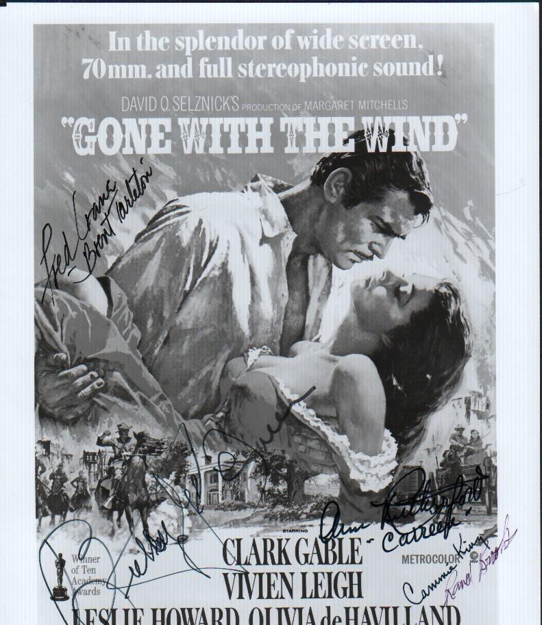 Gone with the Wind rare cast signed photograph (1 of 1)