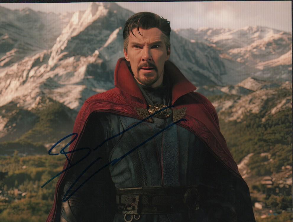 Benedict Cumberbatch signed Dr Strange photograph (1 of 1)