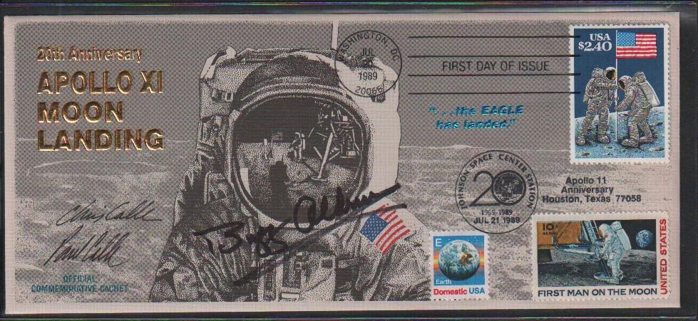 Buzz Aldrin signed USPS FDC (1 of 1)