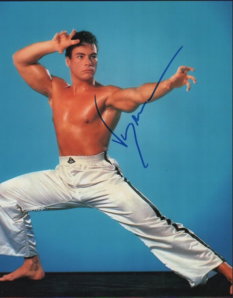 Jeanne Claude VanDamme signed photograph (1 of 1)