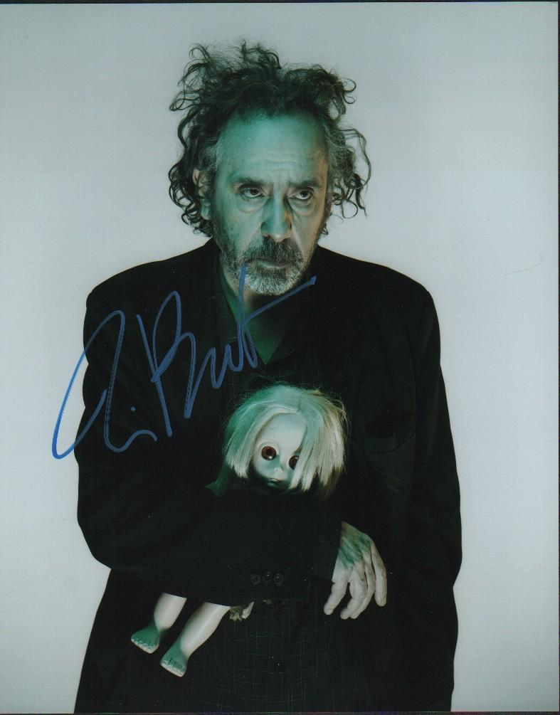 Tim Burton signed photograph (1 of 1)