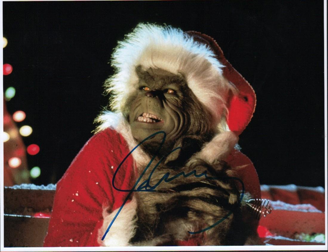 Jim Carrey Grinch signed photograph (1 of 1)