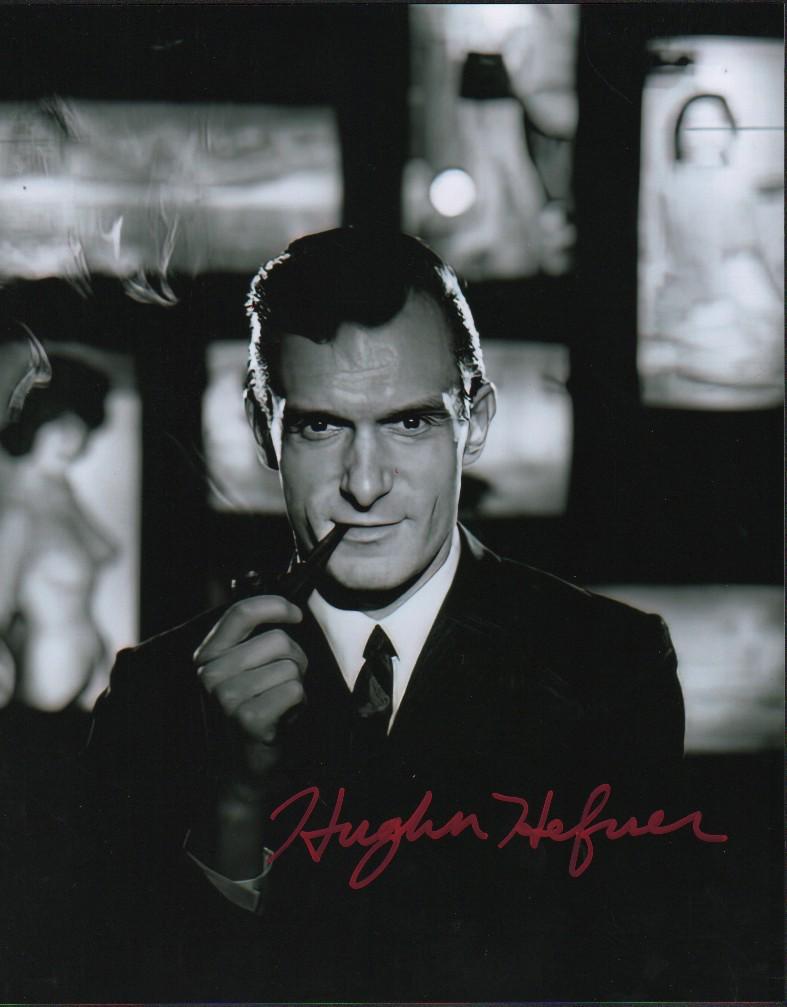 Hugh Hefner signed photograph (1 of 1)