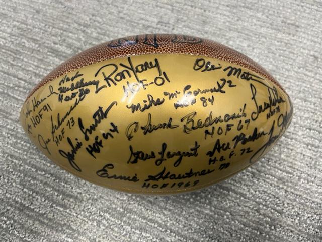 Football signed by Hall of Famers PSA DNA (1 of 1)