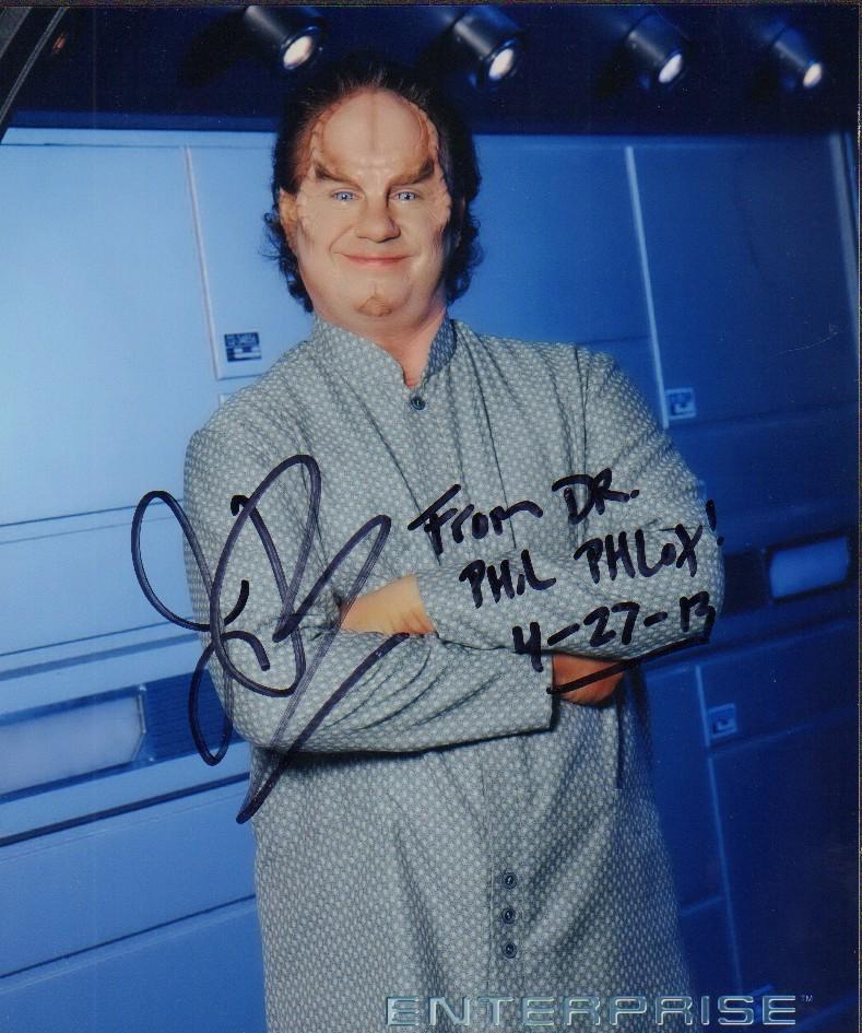 John Billingsley Star Trek Enterprise signed photograph (1 of 1)