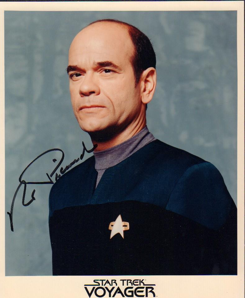 Robert Picardo signed Star Trek Voyager photograph (1 of 1)