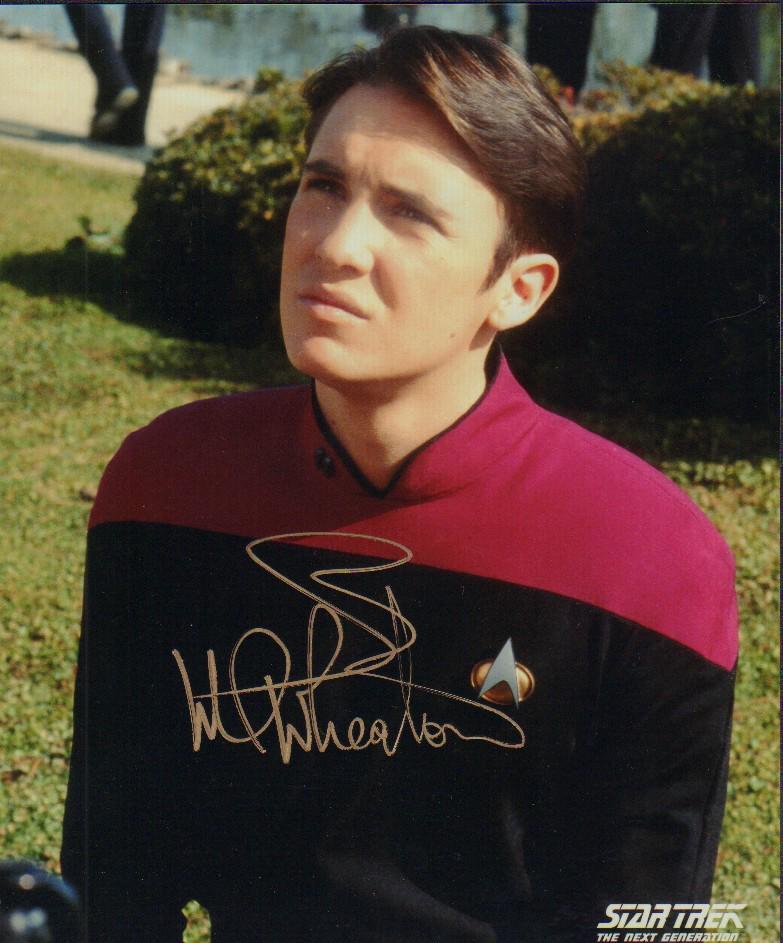 Wil Wheaton signed Star Trek Photograph (1 of 1)