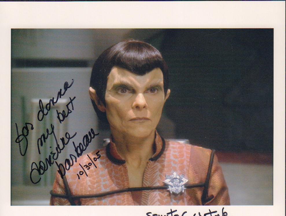 Adrienne Barbeau signed Star Trek photograph (1 of 1)