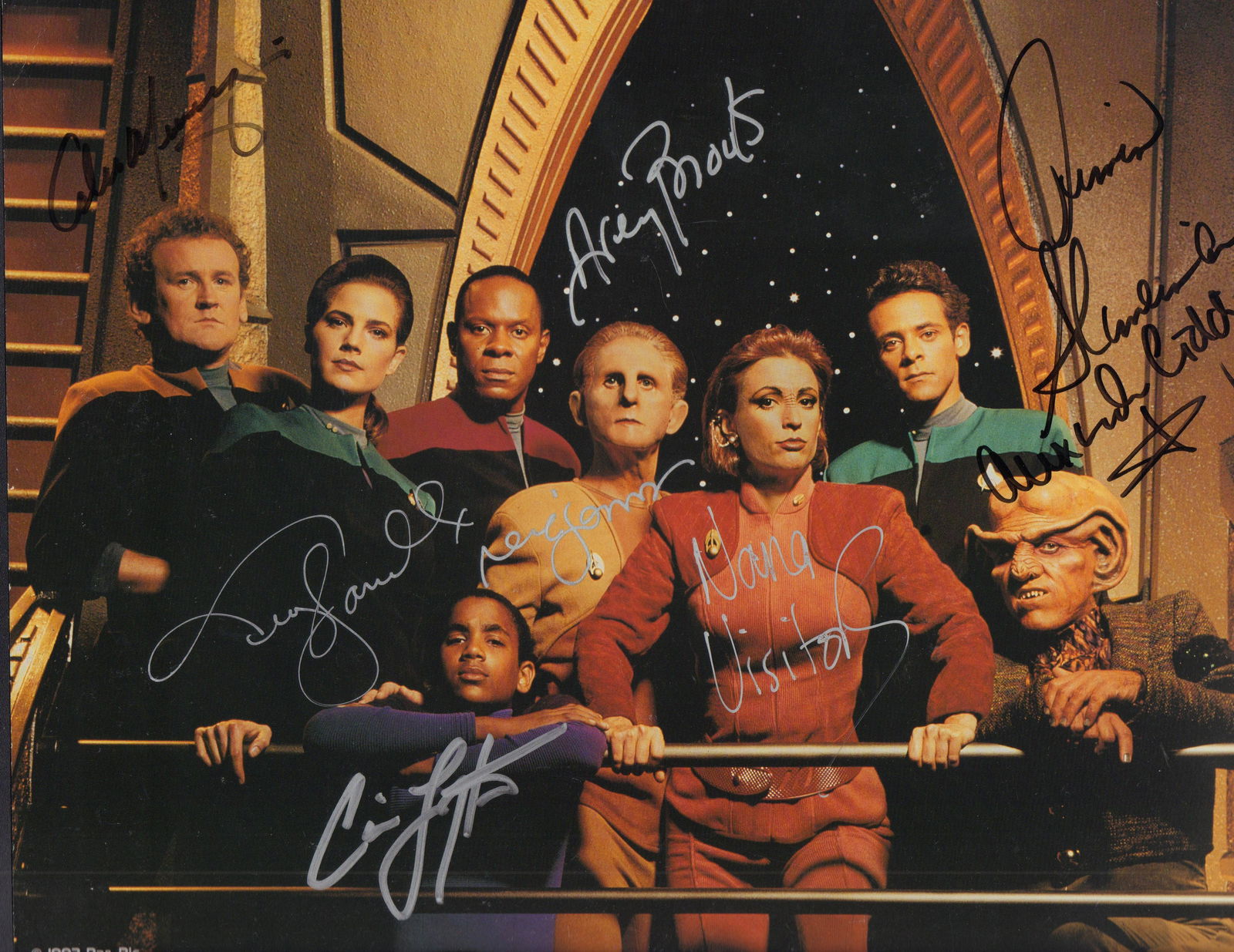Star Trek Deep Space Nine cast signed 11x14 photograph (1 of 1)
