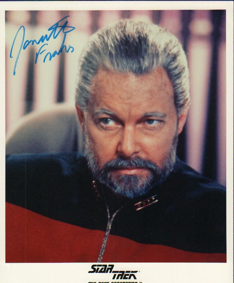 Jonathan Frakes signed Star Trek Next Gen photogrpah (1 of 1)