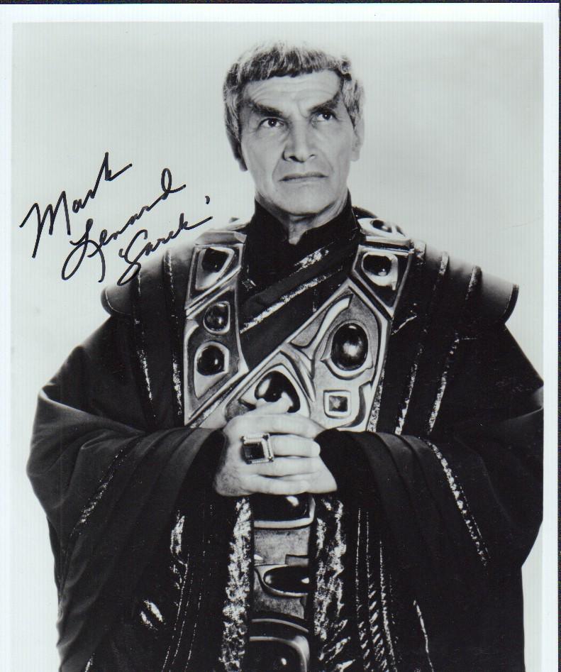 Mark Lenard signed Star Trek photograph (1 of 1)
