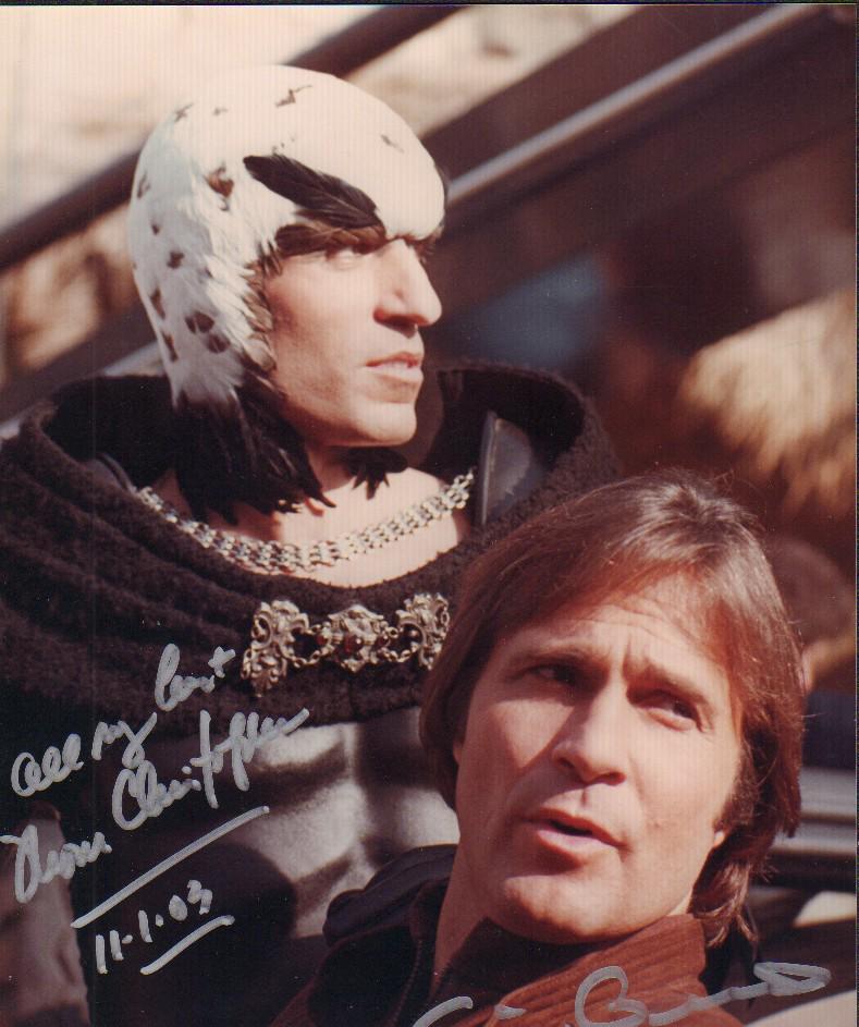 Gil Gerard and Thom Christopher signed Buck Rogers in the 25th Century photograph (1 of 1)