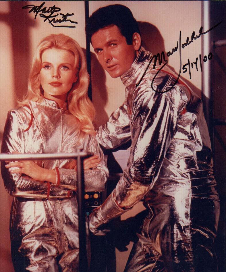 Marta Kristin and Mark Goddard Lost in Space signed photograph (1 of 1)