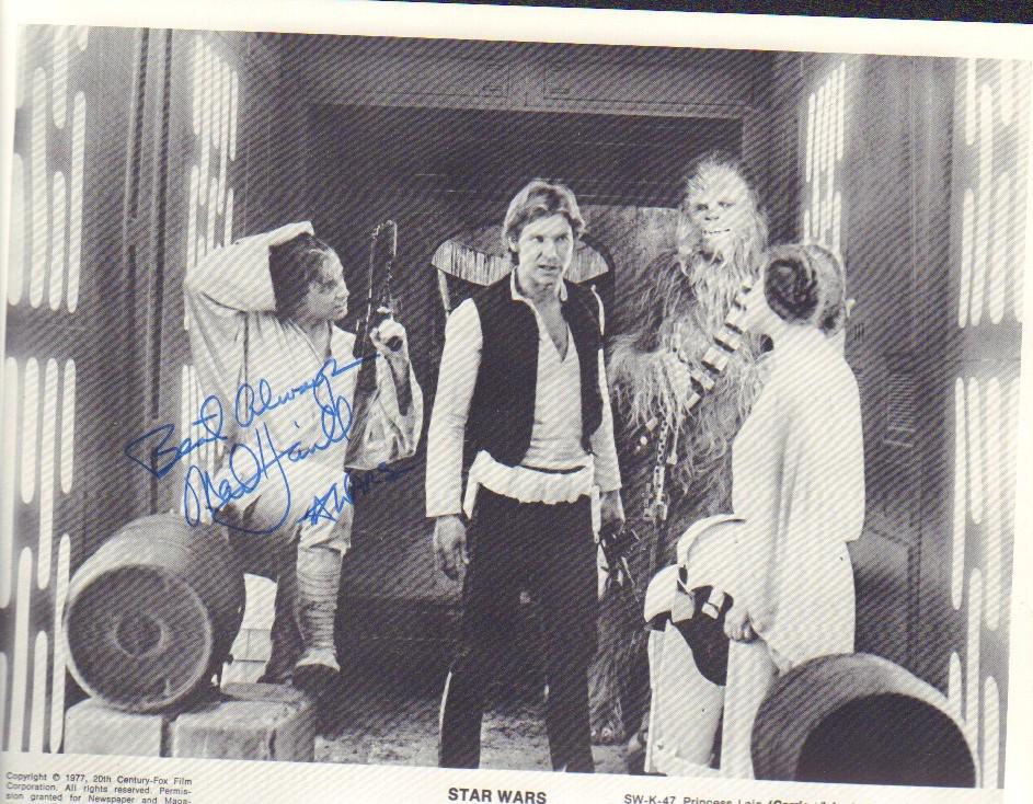 Mark Hamill Star Wars signed photograph (1 of 1)