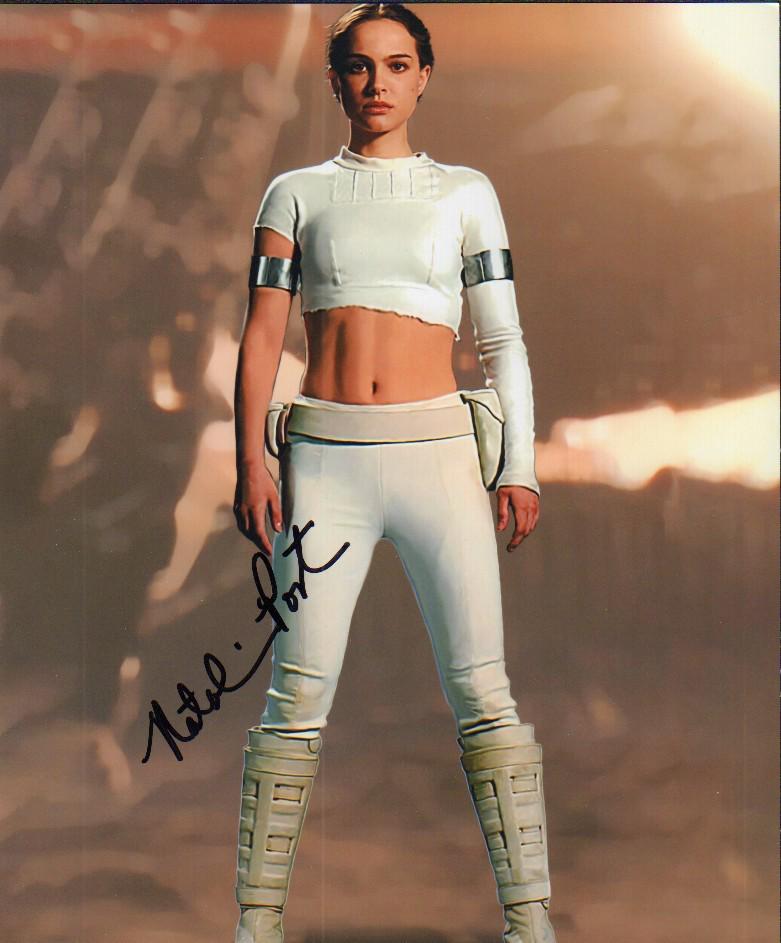 Natalie Portman signed Star Wars photograph (1 of 1)