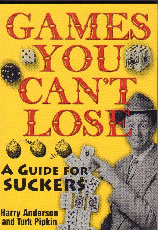 Games You Can't Lose signed book by Harry Anderson (1 of 2)