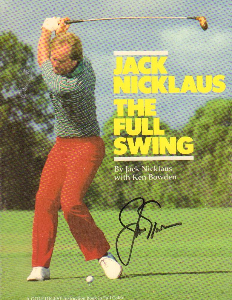 Jack Nicklaus signed book (1 of 1)