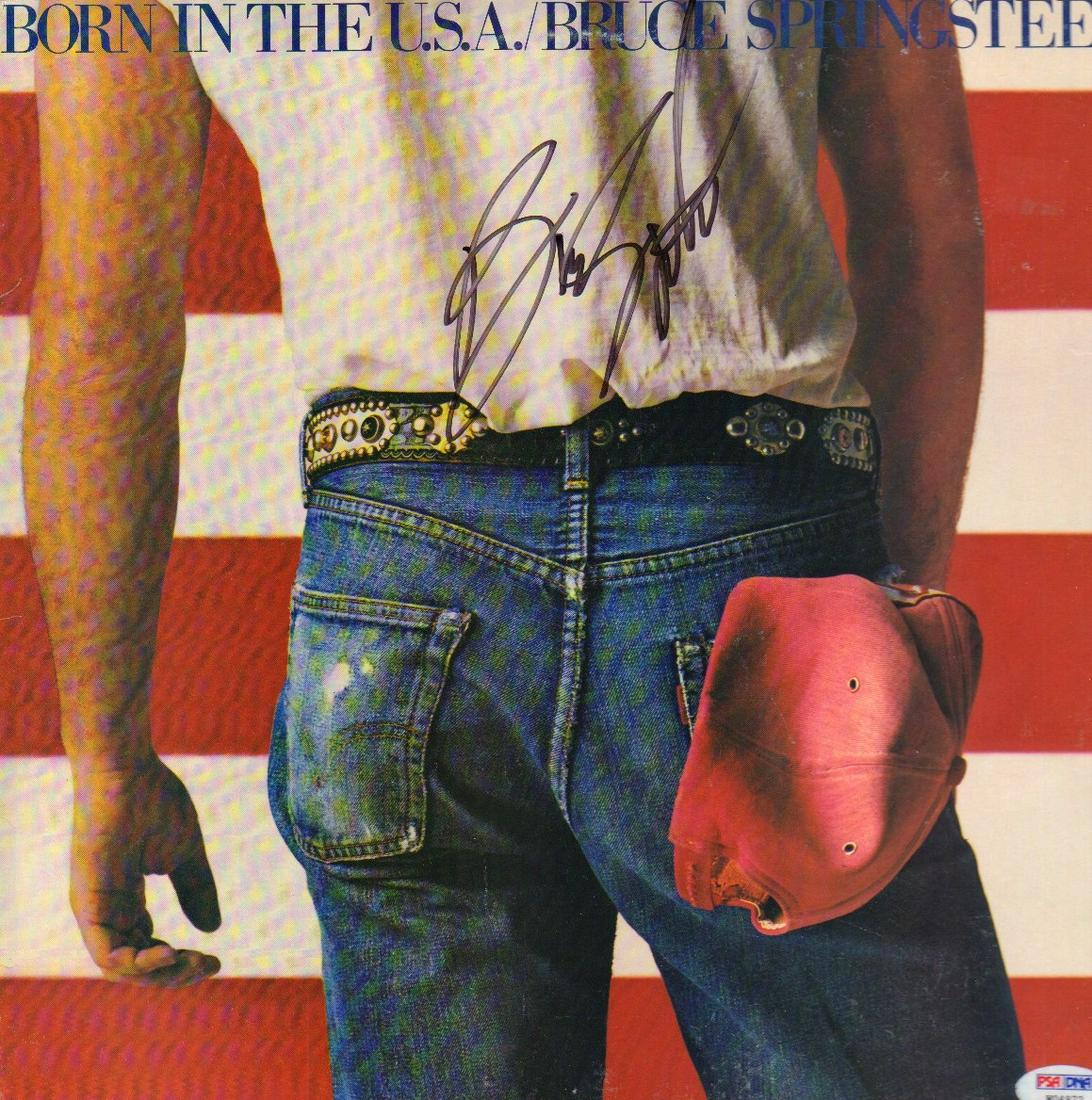 Born in the USA signed LP by Bruce Springsteen (1 of 1)