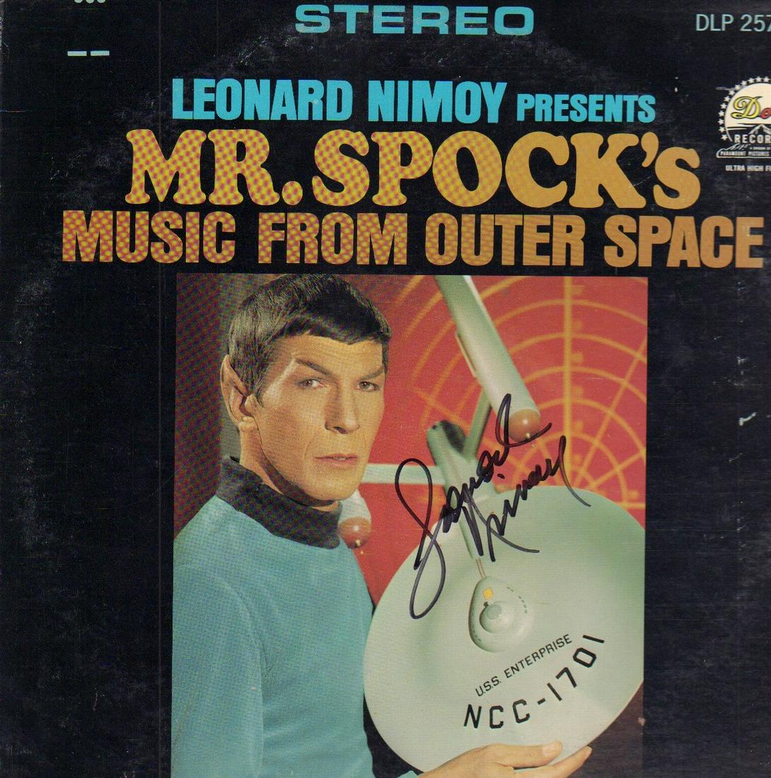 Leonard Nimoy signed Star Trek LP (1 of 1)