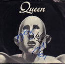 QUEEN signed 45 rpm sleeve