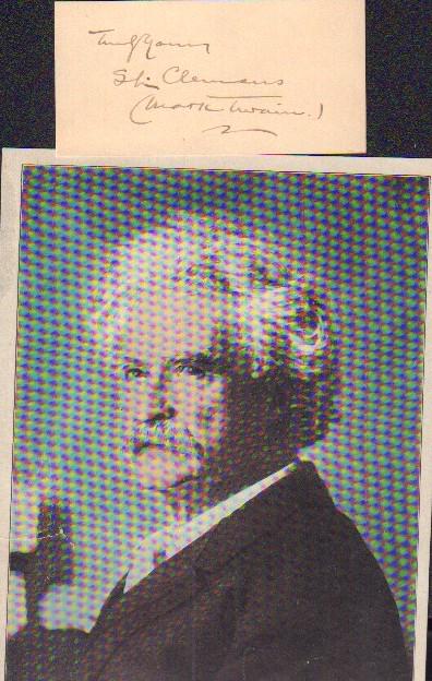 Samuel Clemens Mark twain signature (1 of 1)