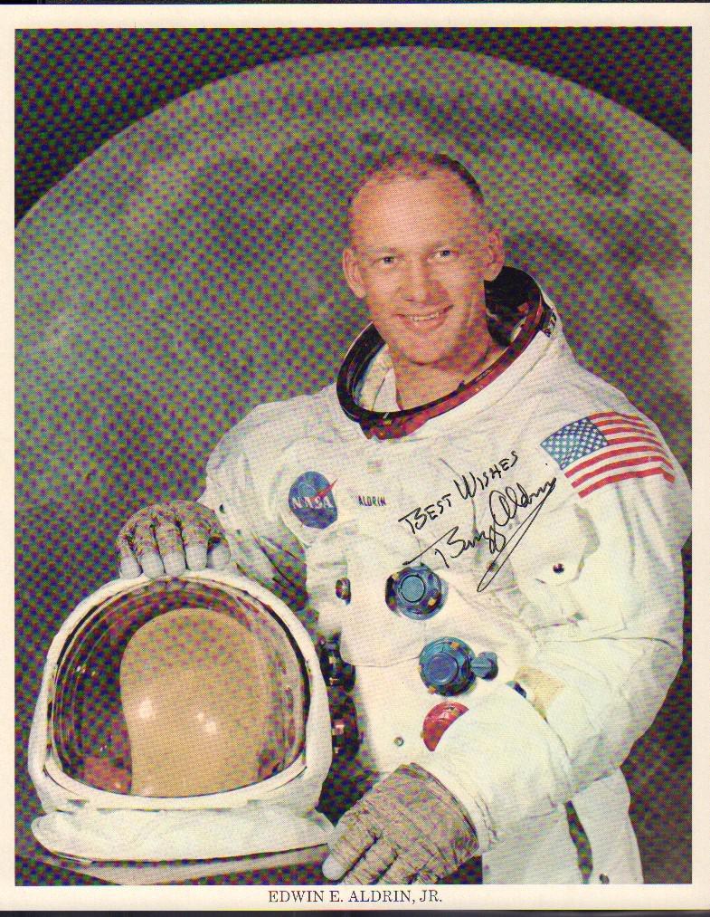 Buzz Aldrin signed photograph (1 of 1)
