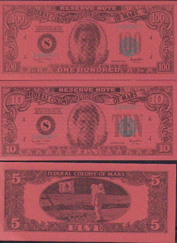 Total Recall prop money used in filming (1 of 1)