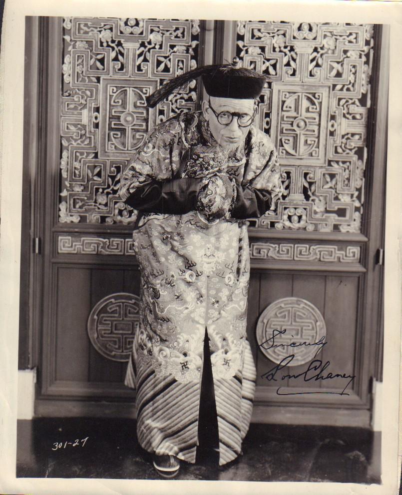 Lon Chaney Sr signed photograph (1 of 1)