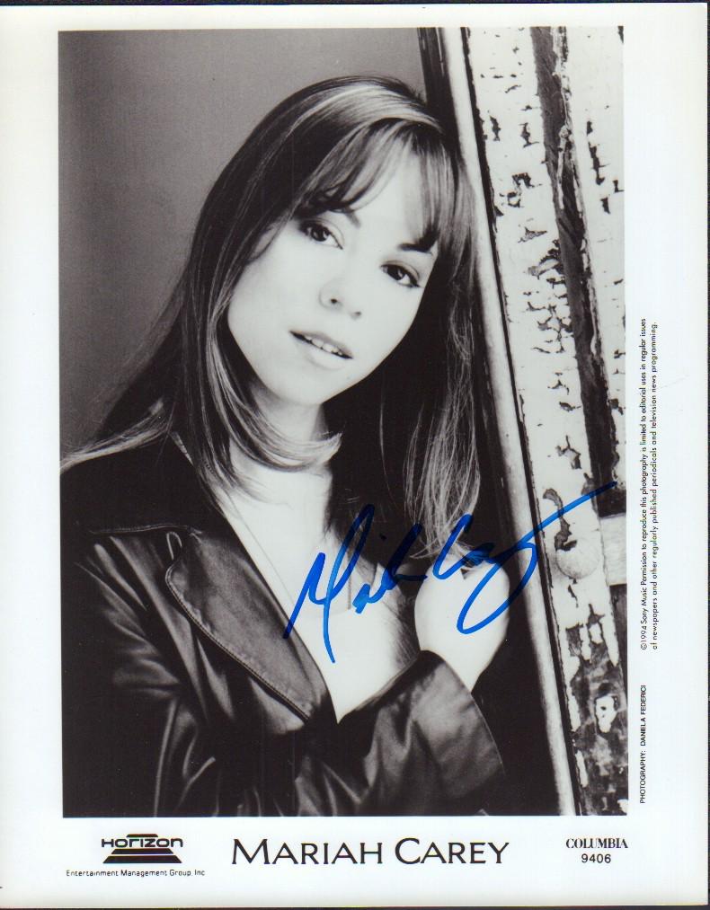 Mariah Carey signed photograph (1 of 1)