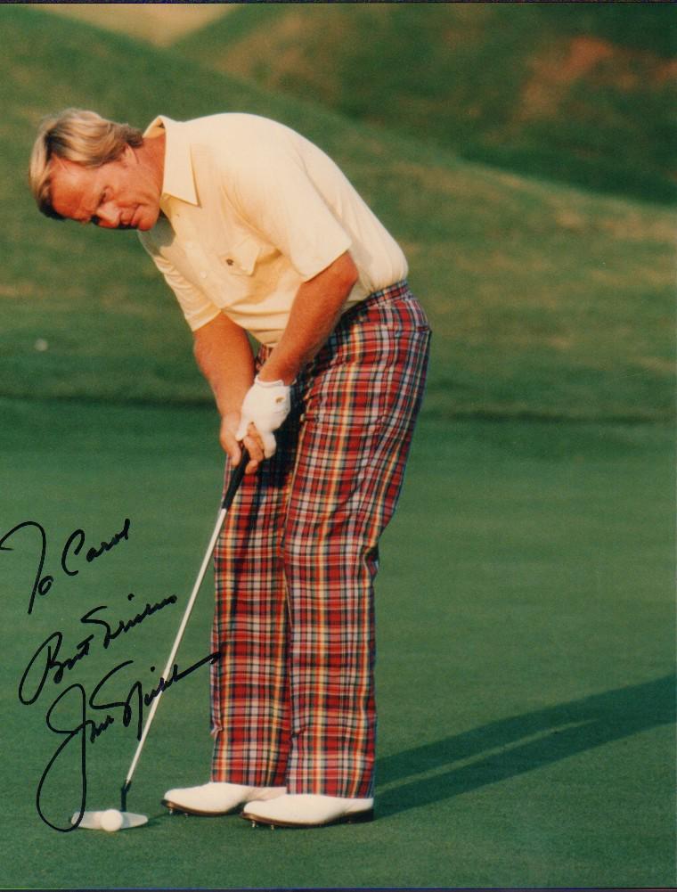 Jack Nicklaus signed photograph (1 of 1)