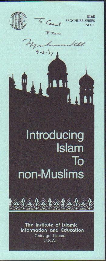 Muhammad Ali signed muslim pamphlet (1 of 1)