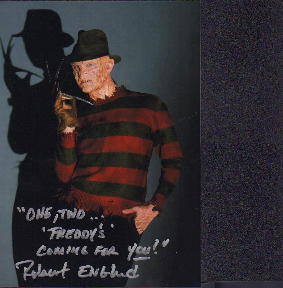 Freddy Kruger signed Robert Englund photograph (1 of 1)