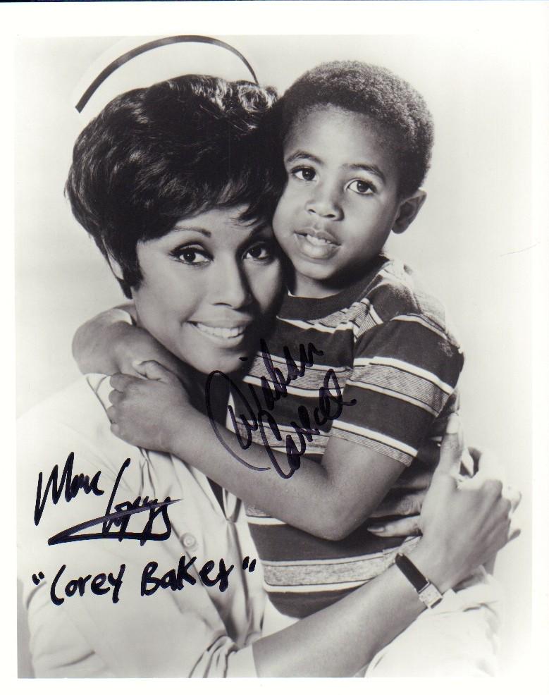 Diahann Carroll and Marc Coppage signed JULIA cast photograph (1 of 1)